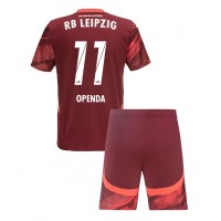 RB Leipzig Lois Openda #11 Auswärts Trikotsatz Kinder 2024-25 Kurzarm (+ Kurze Hosen)